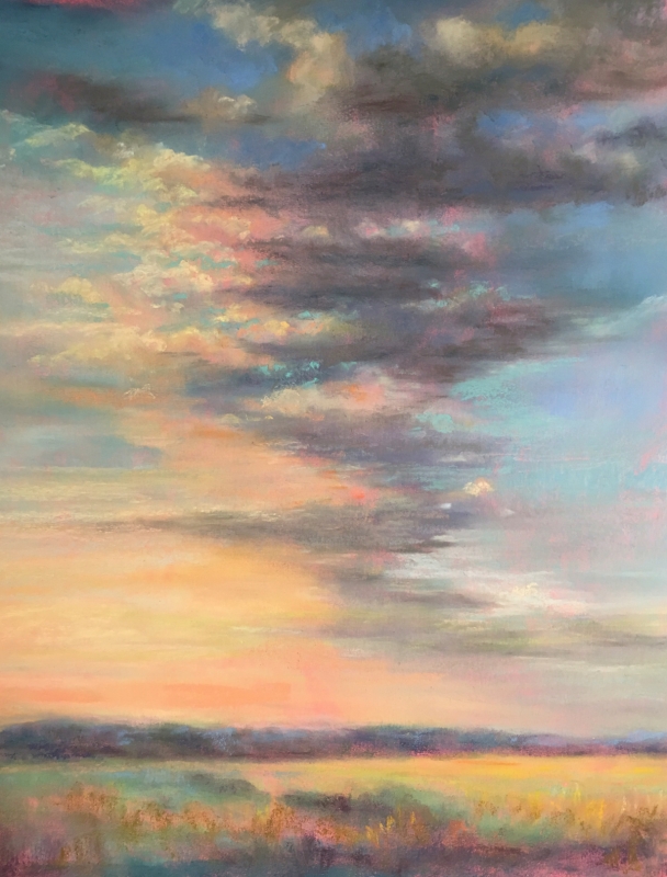 Evening Sky Ascending by artist Nana Carrillo